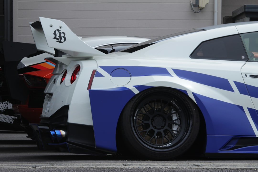 Photo aerodynamic car tuning